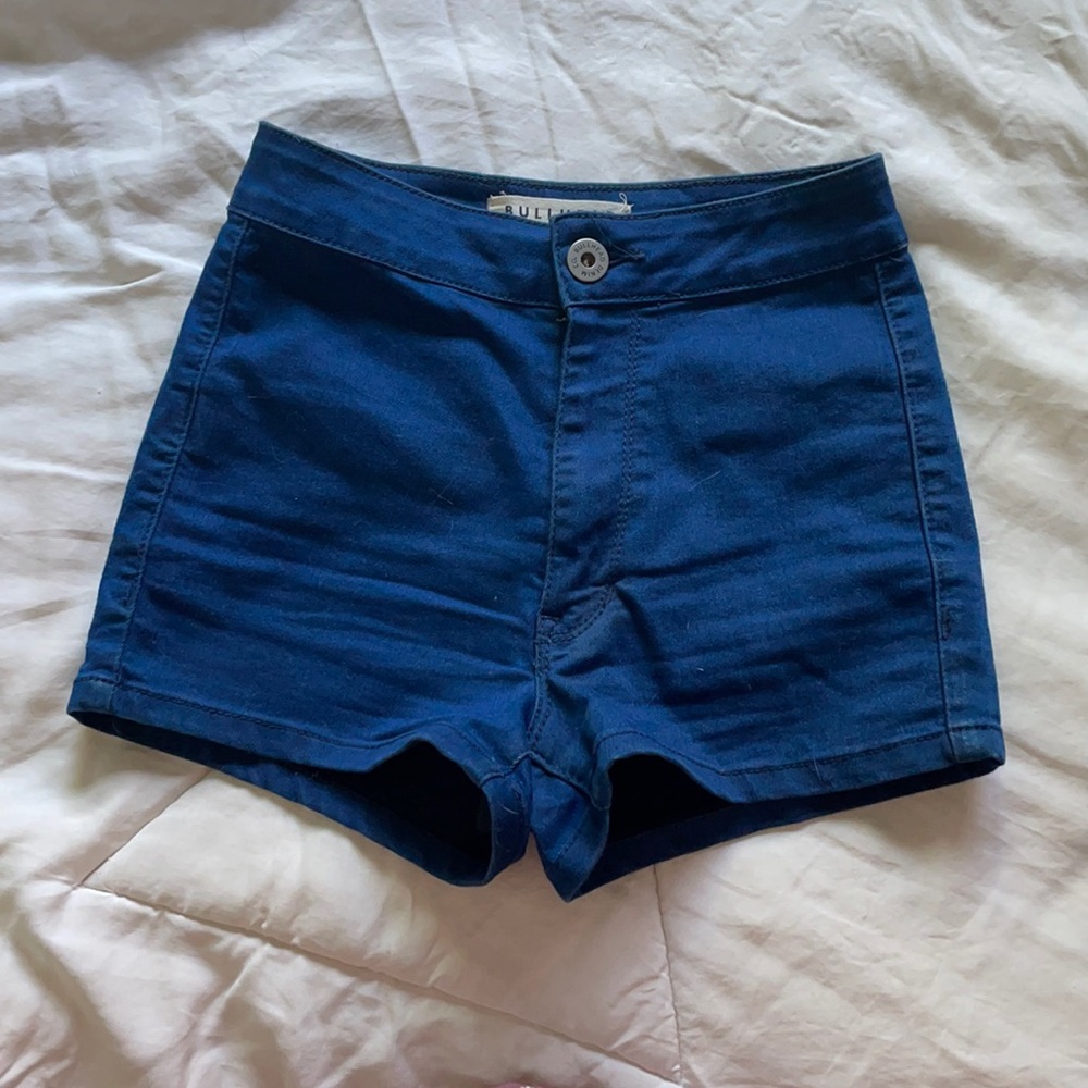 HIGHWAIST blue denim shorts